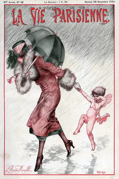 1924 La Vie Parisienne Magazine Cover