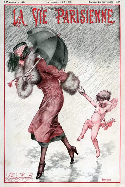 The Advertising Archives: 1924 La Vie Parisienne I Cover by The Advertising Archives