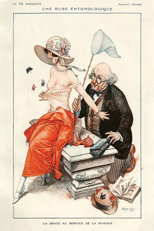 1924 La Vie Parisienne Magazine Plate