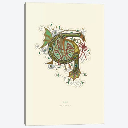 G Celtic Initial Canvas Print #TAD107} by Thoth Adan Canvas Art Print