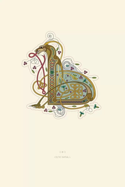 Thoth Adan: L Celtic Initial by Thoth Adan