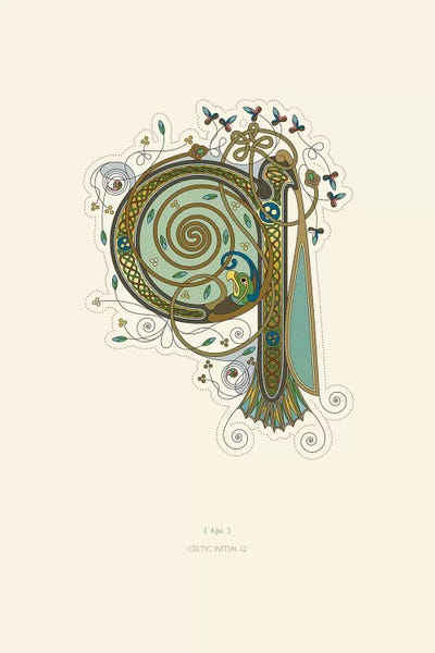 Thoth Adan: Q Celtic Initial by Thoth Adan
