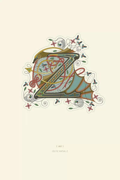 Thoth Adan: Z Celtic Initial by Thoth Adan