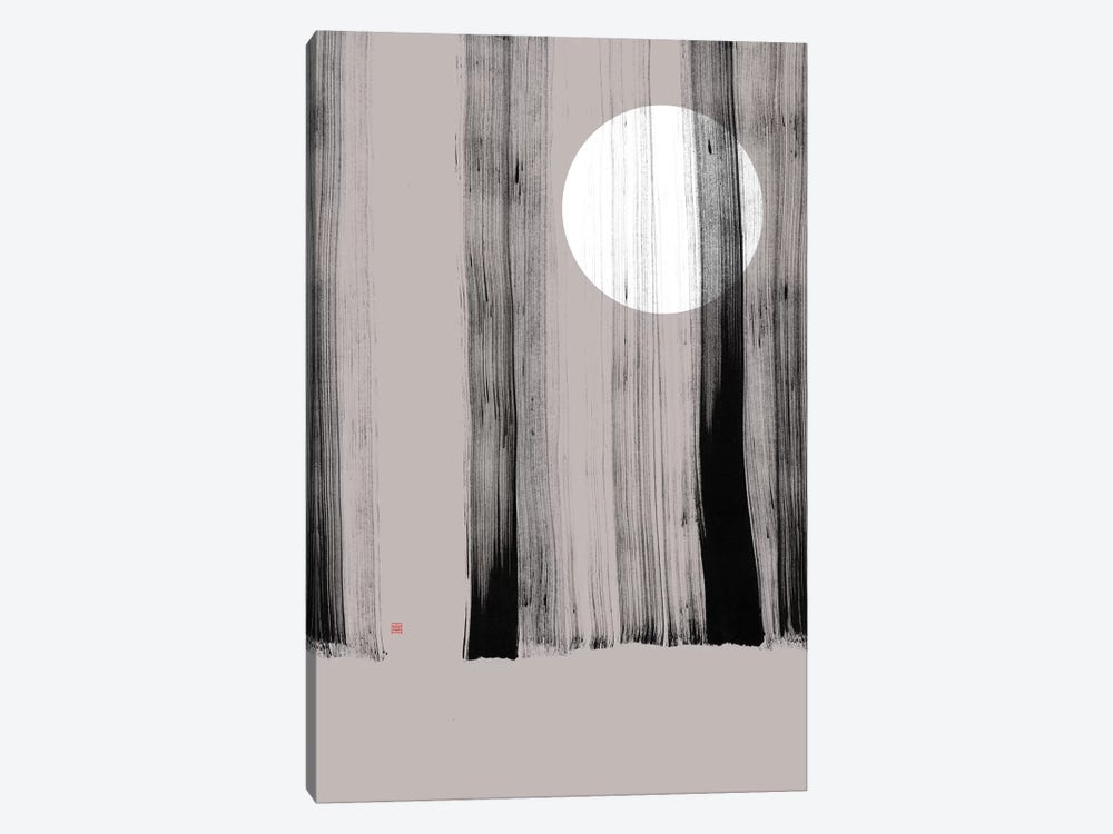 Hidden Moon I (Behind The Trees) by Thoth Adan 1-piece Canvas Artwork