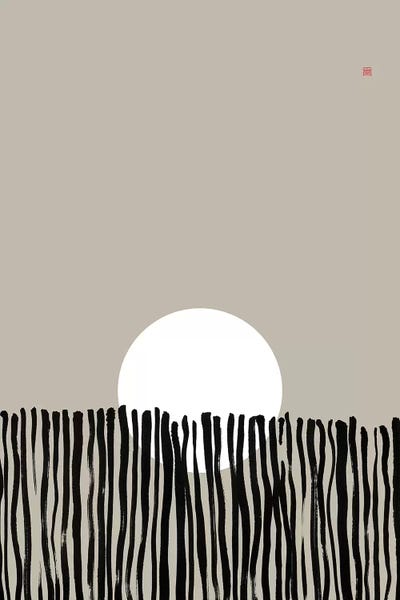 Thoth Adan: Hidden Moon N° 6 (Behind The Fence) by Thoth Adan