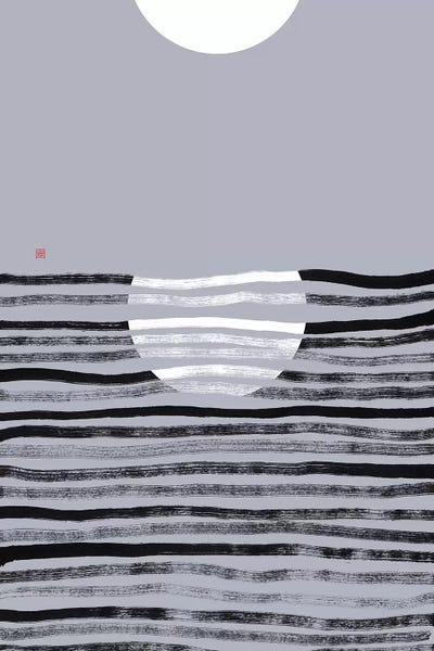 Thoth Adan: Hidden Moon N° 2 (Reflection) by Thoth Adan