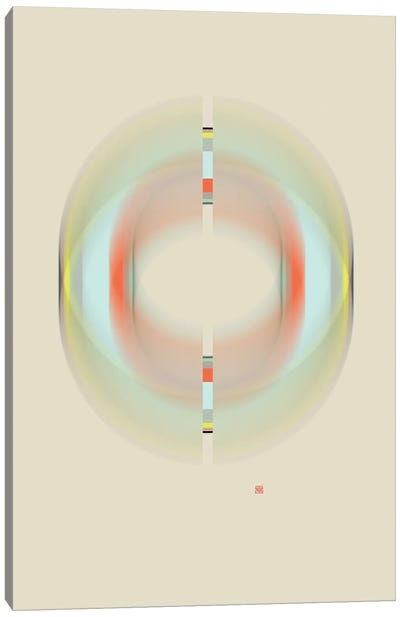 Magnetic Fields (Étude Circulaire N° 5) Canvas Art Print - Thoth Adan