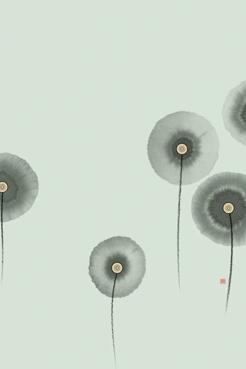 The Flower Is In The Seed (Étude Circulaire N° 20) by Thoth Adan wall art