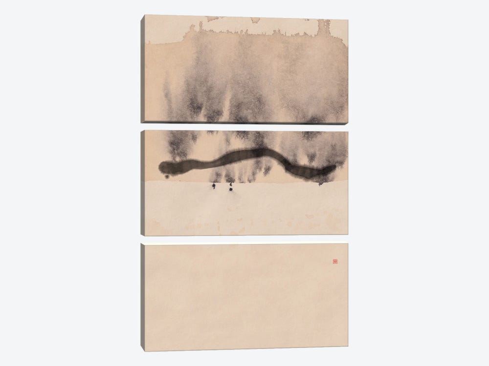 Study Xi (Silent Process) by Thoth Adan 3-piece Canvas Art Print