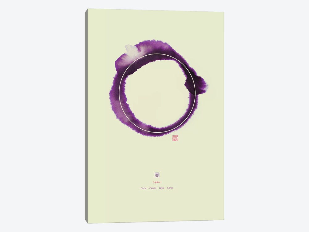 Circle III by Thoth Adan 1-piece Canvas Art Print