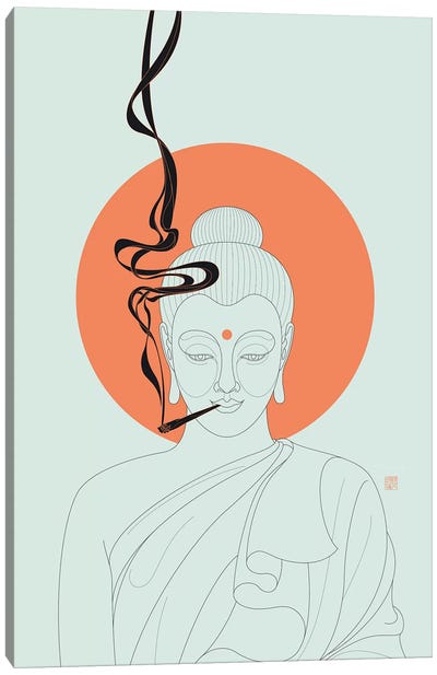 Give Peace A Chance! Canvas Art Print - Thoth Adan