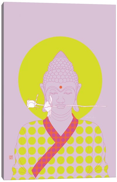 Make Love! (Pop Art Version) Canvas Art Print - Buddha