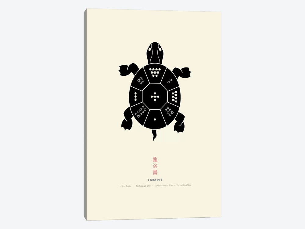 Turtle Lo Shu by Thoth Adan 1-piece Art Print