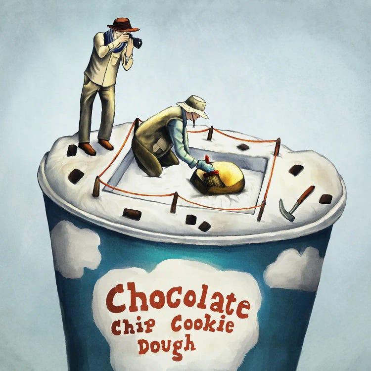 Cookie Dough Excavation by Tim Andraka wall art