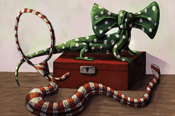 Lizards: Dots And Stripes by Tim Andraka
