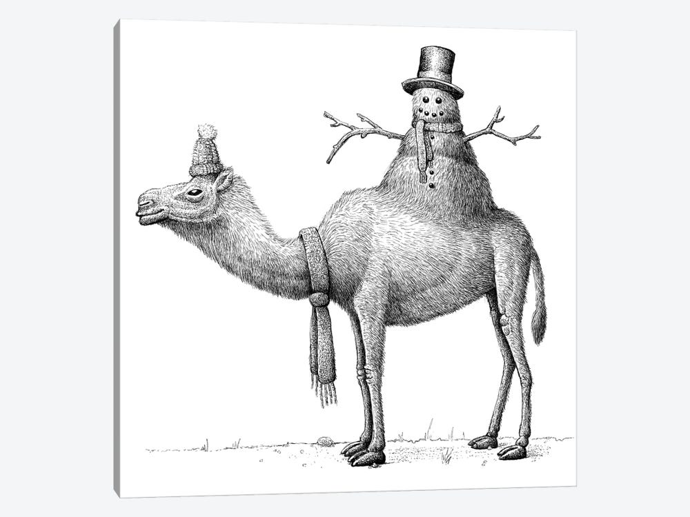 Festive Camel by Tim Andraka 1-piece Art Print