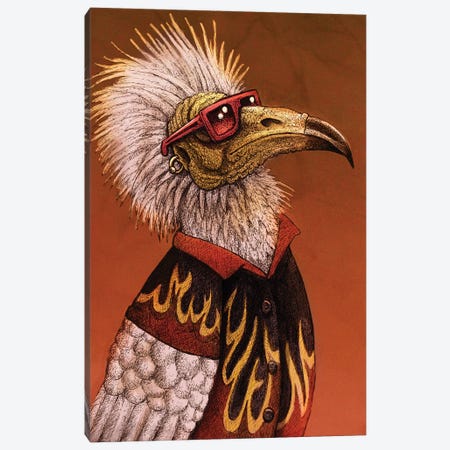 Flavor Vulture Canvas Print #TAK35} by Tim Andraka Canvas Art Print