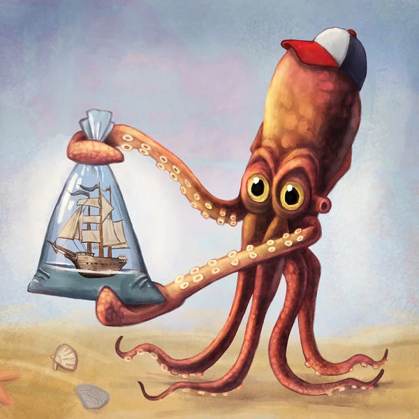 Octopi: Kraken Caretaker by Tim Andraka
