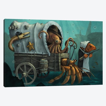 Marine Caravan Canvas Print #TAK50} by Tim Andraka Canvas Artwork