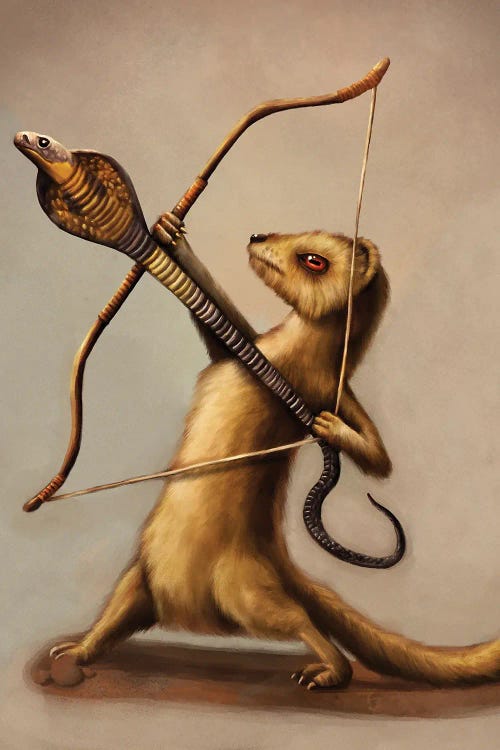 Mongoose Assassin by Tim Andraka wall art