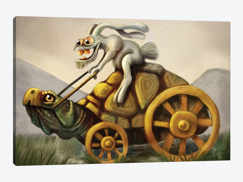 Slow And Steady by Tim Andraka 1-piece Canvas Art Print