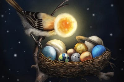 Solar Care by Tim Andraka metal wall art