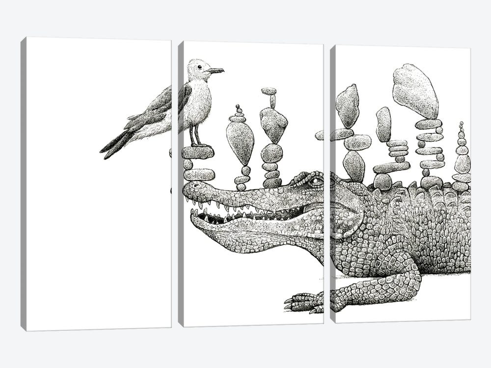 The Cairnivore by Tim Andraka 3-piece Canvas Art