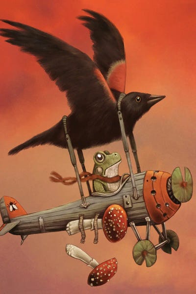 Mushrooms: The Red-Winged Baron by Tim Andraka