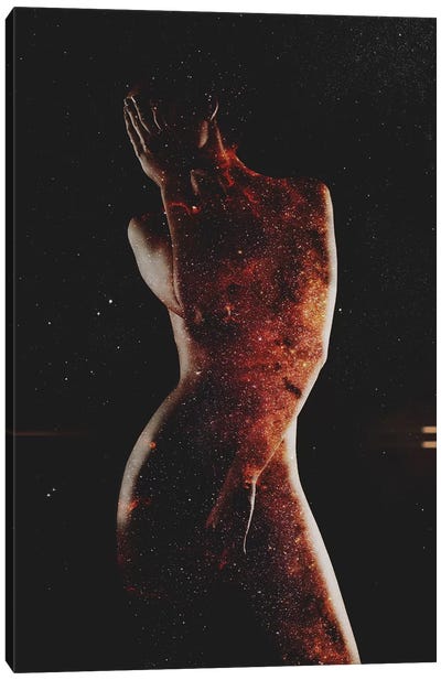 Astronomy VI Canvas Art Print - Double Exposure Photography
