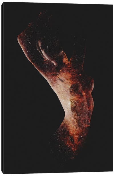 Astronomy VII Canvas Art Print - Double Exposure Photography