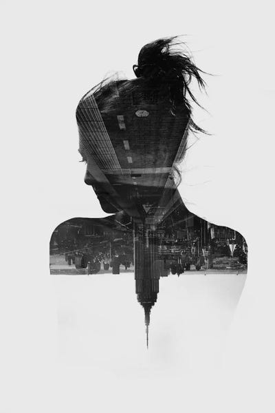 Double Exposure Photography: Silhouette XI by Taylor Allen