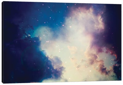 Astronautography IV Canvas Art Print - Pantone Ultra Violet 2018