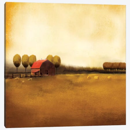 Rural Landscape II Canvas Print #TAN163} by Tandi Venter Canvas Wall Art