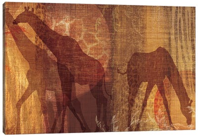 Safari Silhouette III Canvas Art Print - Tandi Venter