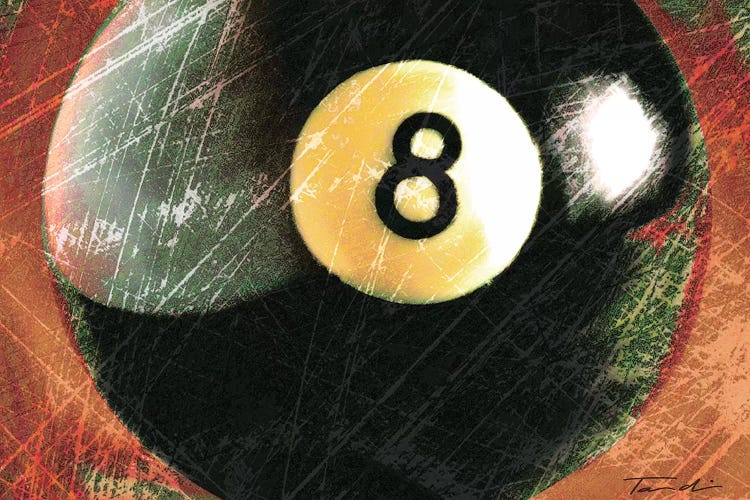 Behind The 8 Ball by Tandi Venter wall art