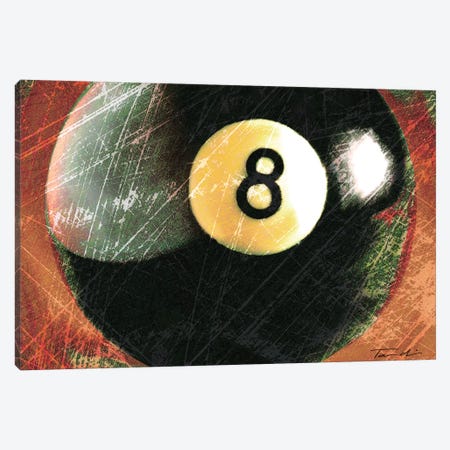 Behind The 8 Ball Canvas Print #TAN23} by Tandi Venter Canvas Wall Art