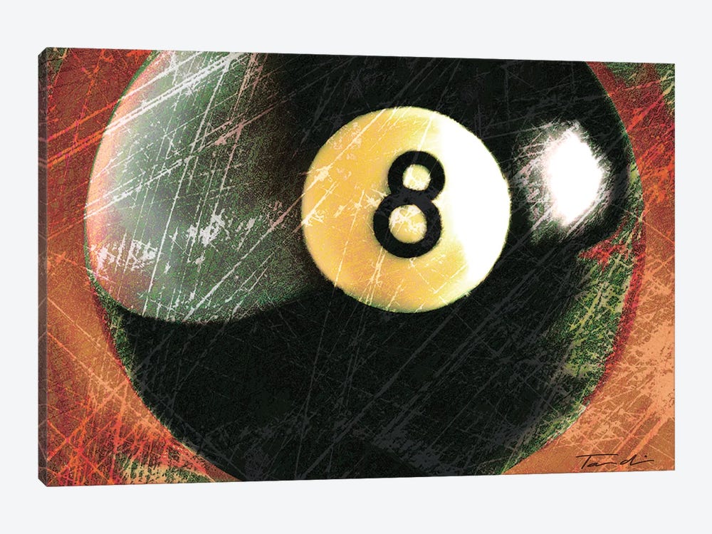 Behind The 8 Ball by Tandi Venter 1-piece Canvas Wall Art
