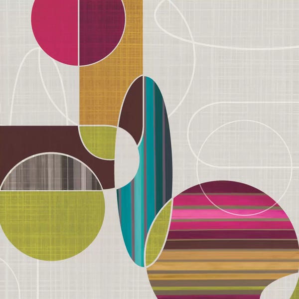 Circular Abstract: Blast From The Past I by Tandi Venter