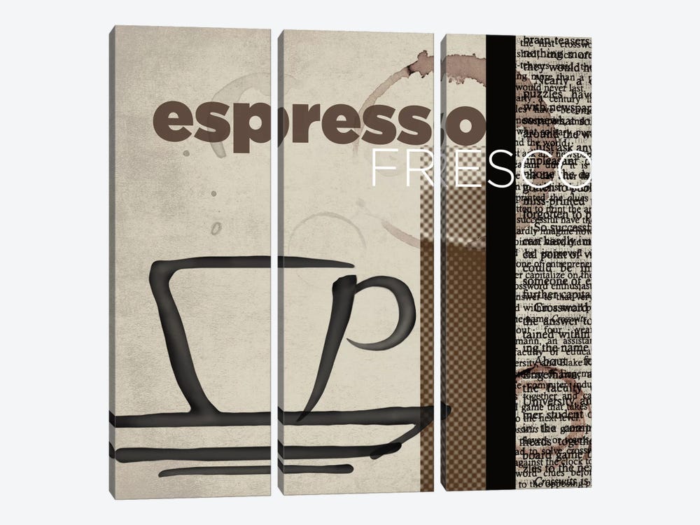 Espresso Fresco by Tandi Venter 3-piece Canvas Wall Art