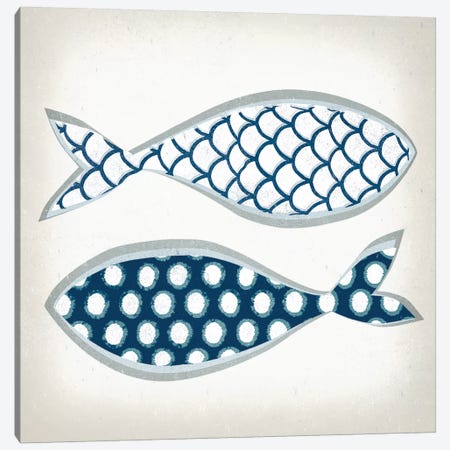 Fish Patterns II Canvas Print #TAN77} by Tandi Venter Canvas Artwork