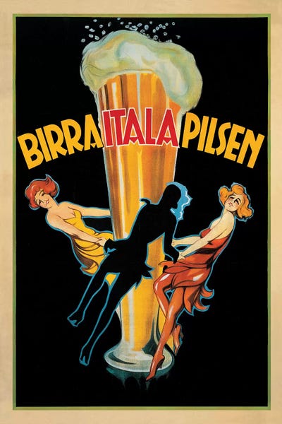 Grandpa Chic: Birra Itala Pilsen, 1920 Ca. by Top Art Portfolio