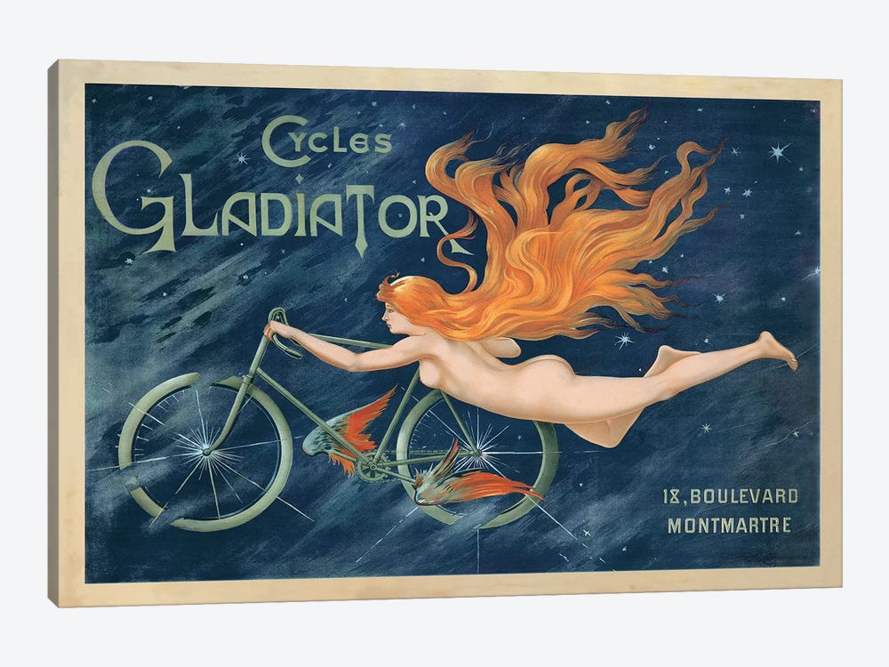 Cycles Gladiator, 1895 Ca. by Top Art Portfolio 1-piece Art Print