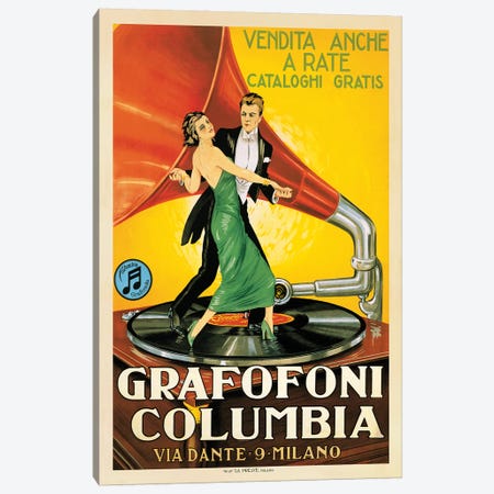 Grafofoni Columbia, 1920 Ca. Canvas Print #TAP29} by Top Art Portfolio Canvas Wall Art