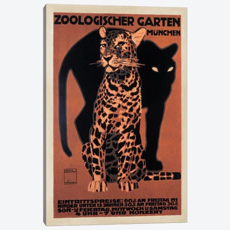 Zoologischer Garten, 1912 Canvas Print #TAP35} by Top Art Portfolio Canvas Art