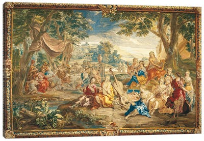 Brussels Tapestry, 18th Century Canvas Art Print - Violin Art