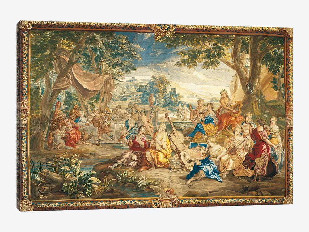 Brussels Tapestry, 18th Century by Top Art Portfolio 1-piece Canvas Art Print