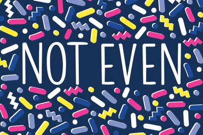Not Even by Alison Tauber canvas print