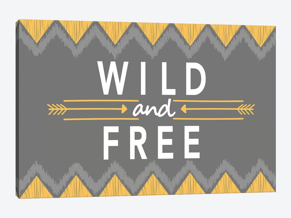 Wild And Free by Alison Tauber 1-piece Canvas Art