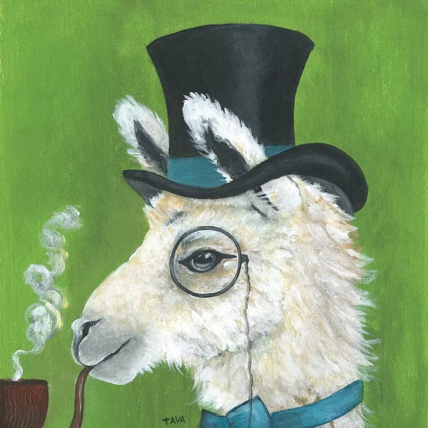 Llamas: Llama and Pipe by Tava Studios