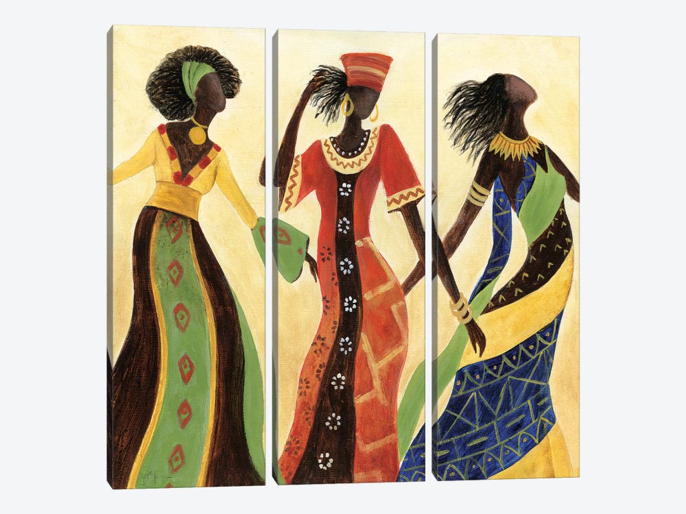 Women of Marrakesh II by Tava Studios 3-piece Canvas Print